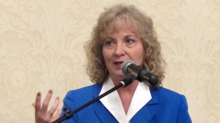 State superintendent Glenda Ritz would remain chair of the State Board of Education under the conference committee report released Monday. - Elle Moxley/StateImpact Indiana