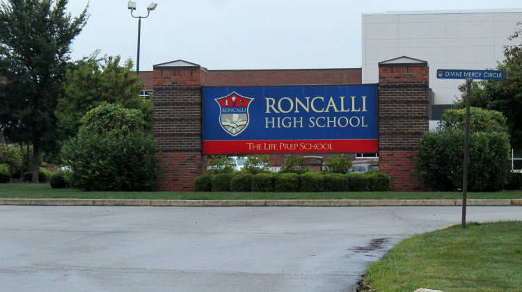 Shelly Fitzgerald's federal lawsuit names the Indianapolis archdiocese and Roncalli High School as defendants. - FILE: Lauren Chapman/IPB News