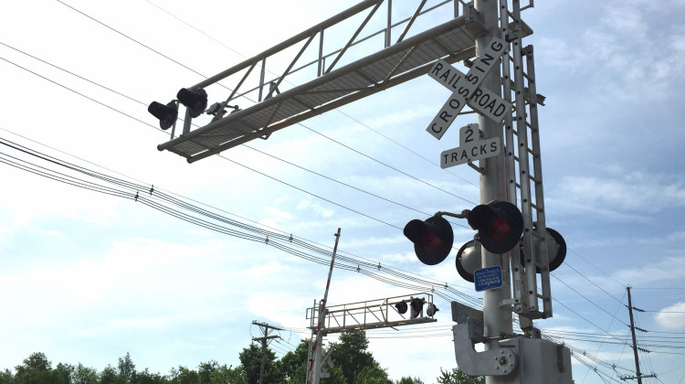 The Indiana Supreme Court ruled a state statute designed to keep railroad crossings clear is preempted by a federal law. - Charlotte Tuggle /WBAA
