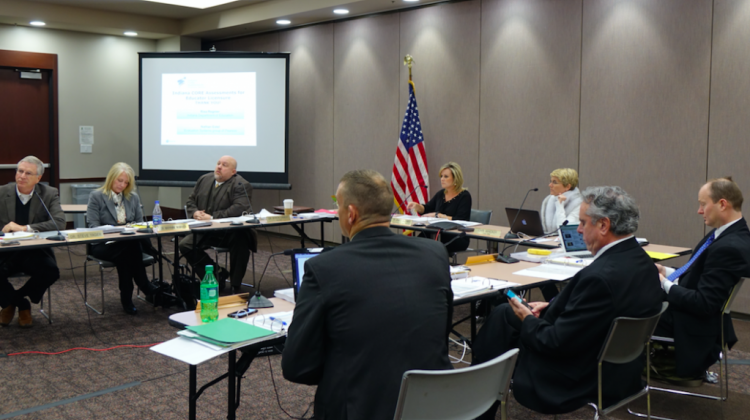 The State Board of Education in session during its first regular meeting of 2017 on January 11 in the Indiana Government Center South in Indianapolis. - Eric Weddle/WFYI