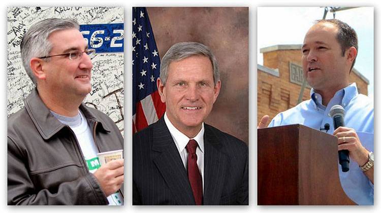 Republican Eric Holcomb, Democrat Baron Hill and Republican Marlin Stutzman have announced they are running for U.S. Senate.