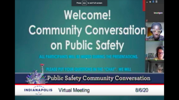 Community Conversation The First In Series To Examine Public Safety In Indianapolis