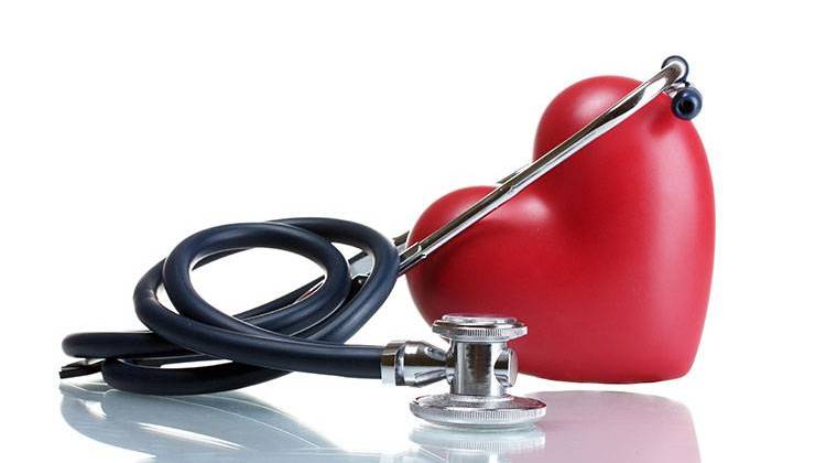 Emergency room visits for heart attacks increase during the holidays. - stock photo