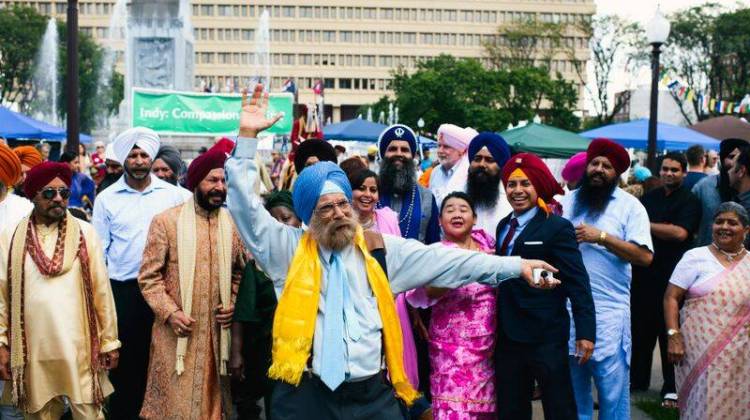 Sikh community members participate in parade during the Festival of Faiths in Indianapolis - Provided photo