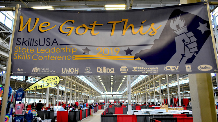 The SkillsUSA competition at the Indiana State Fairgrounds on April 20, 2019.  - Justin Hicks/IPB News