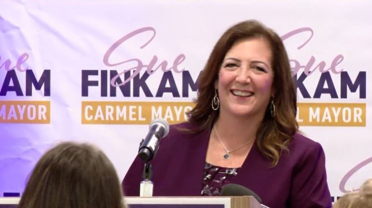 Sue Finkam will succeed longtime Carmel mayor Jim Brainard.