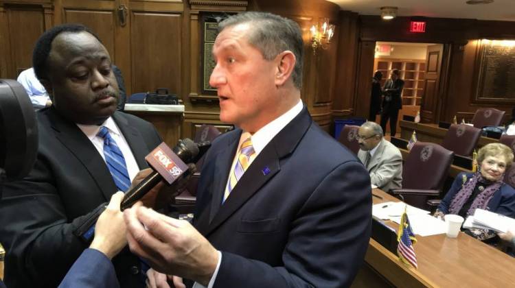 Rep. Terry Goodin (D-Austin), the House Minority Leader, wants the General Assembly to investigate issues at DCS raised by former director Mary Beth Bonaventura's resignation. - Brandon Smith/IPB News