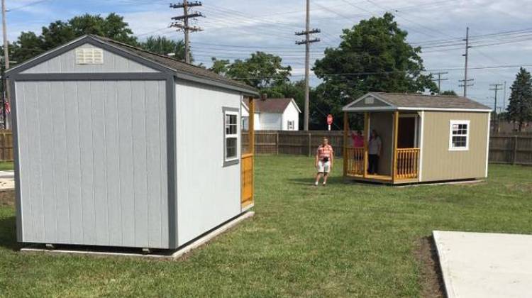 Six tiny homes will provide shelter for the homeless in Muncie. - Courtesy Bridges Community Services via Facebook