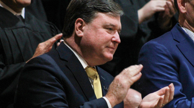 Indiana Attorney General Todd Rokita is dropping his attempt to reverse a part of a prior ruling that said he violated a state confidentiality law. - Brandon Smith/IPB News