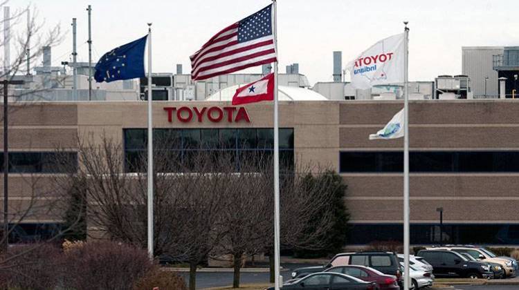 Toyota idling output at Indiana assembly plant for 5 days
