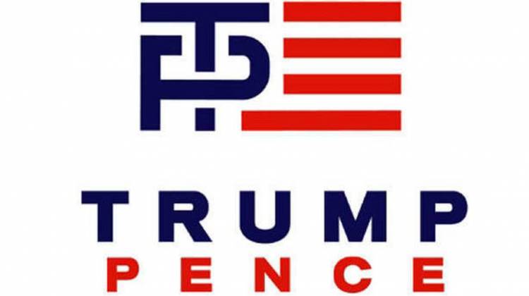 A new Trump-Pence logo sent out by a Trump-RNC joint fundraising committee.