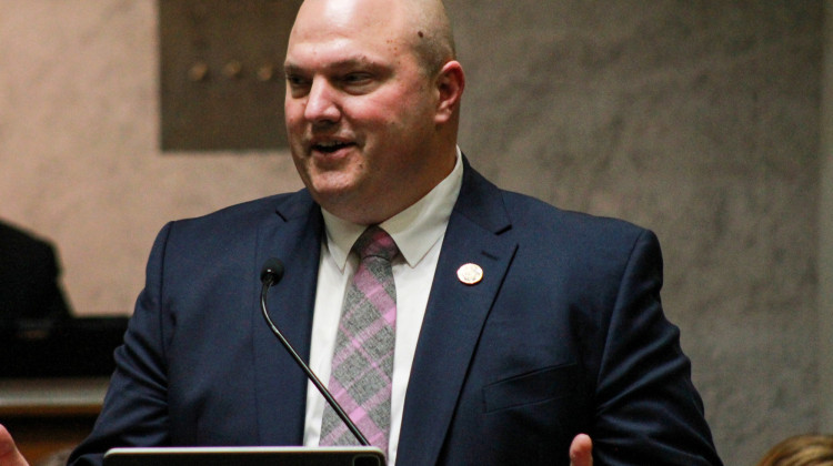 One of the bill's authors, Sen. Tyler Johnson (R-Leo), said prior authorization creates a barrier to patients getting care and adds administrative costs to the health care system. - Lauren Chapman/IPB News