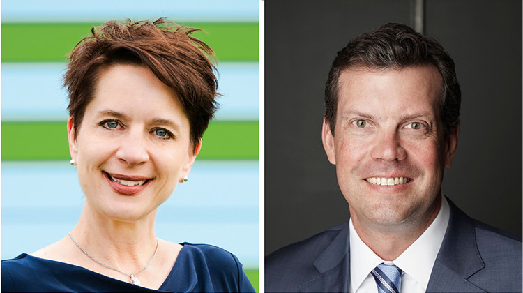Democrat Jocelyn Vare and incumbent Republican Sen. Kyle Walker are running for the Indiana Senate District 31 seat. - provided photos