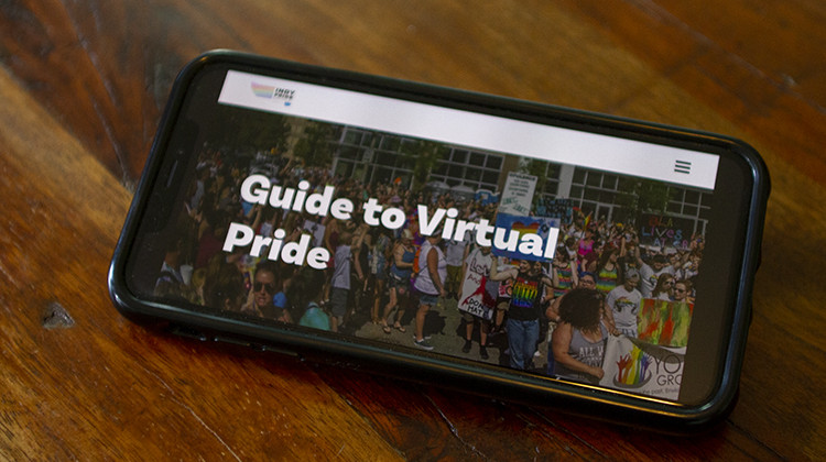 Indy Pride Festival participants can explore a venue map, and connect with vendors, businesses, and organizations on the Indy Pride website. - Doug Jaggers/WFYI