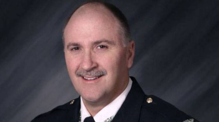 The funeral service for IMPD Deputy Chief of Investigations James Waters will be Wednesday at Bankers Life Fieldhouse. - IMPD