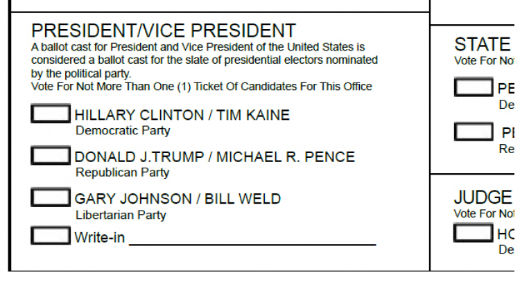 Could A Write-In Vote For Pence Still Count For The Trump Ticket?