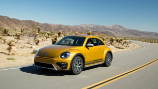 Volkswagen Beetle Dune Exits On The High Road