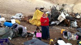 Palestinian Herders Pick Up The Pieces After Homes Destroyed