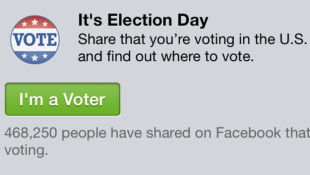 That 'I'm A Voter' App At The Top Of Your Newsfeed Actually Makes A Difference