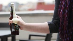 Beer Tapping Physics: Why A Hit To A Bottle Makes A Foam Volcano