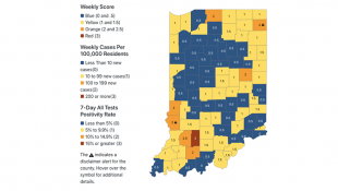 Indiana Overhauls County Virus Ratings For School Decisions