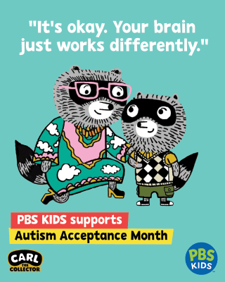 PBSKIDS Carl the Collector AutismAcceptanceMonth 320x400