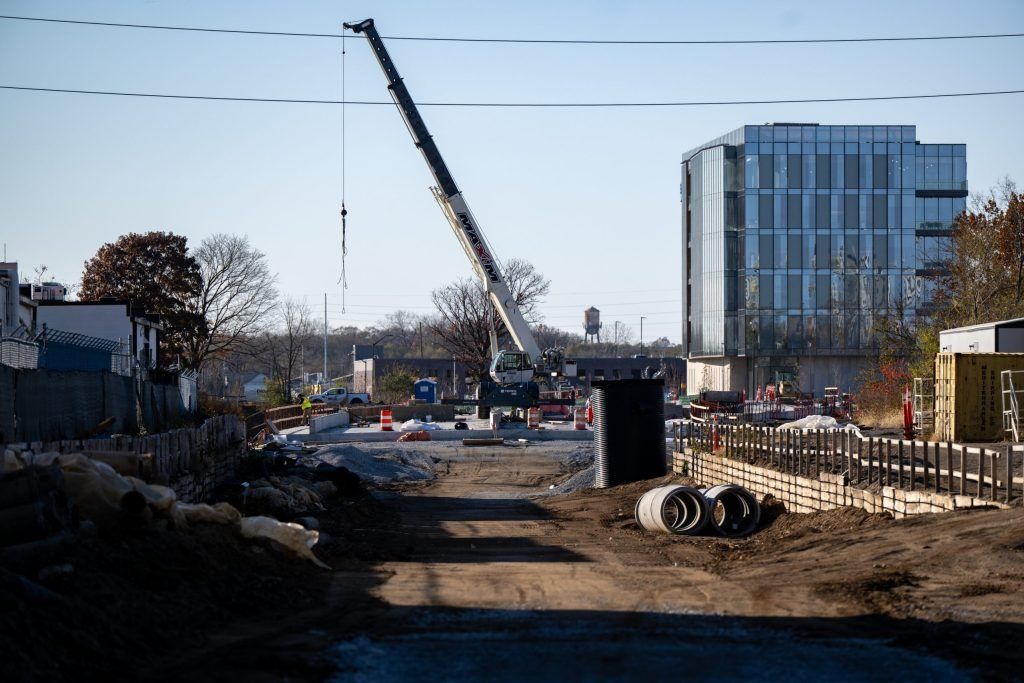 On Nov. 13, 2025, archaeologists and city officials met members of the media at the Henry Street bridge project site to give an update on construction, excavation, archaeological work, analytical efforts and community engagement.