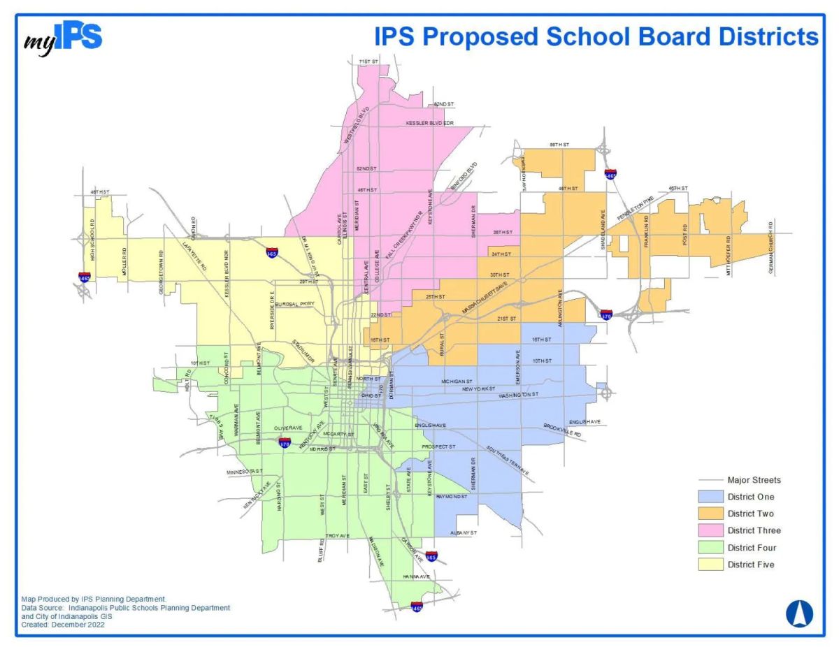 Indianapolis School Board Updates Map Of Districts That Members Represent