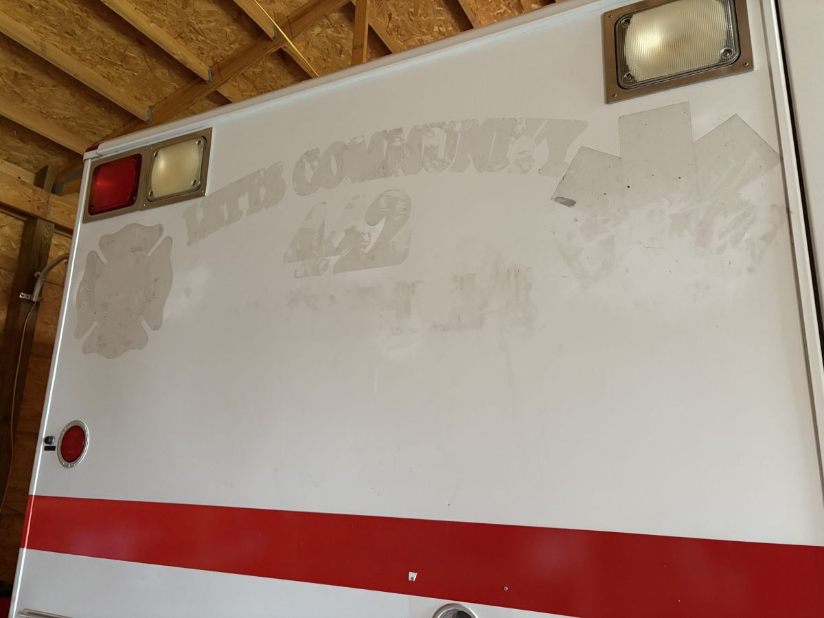 A fundraising effort led to the purchase an ambulance from Letts Community Volunteer Fire and Rescue.