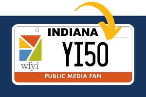 WFYI License Plate graphic