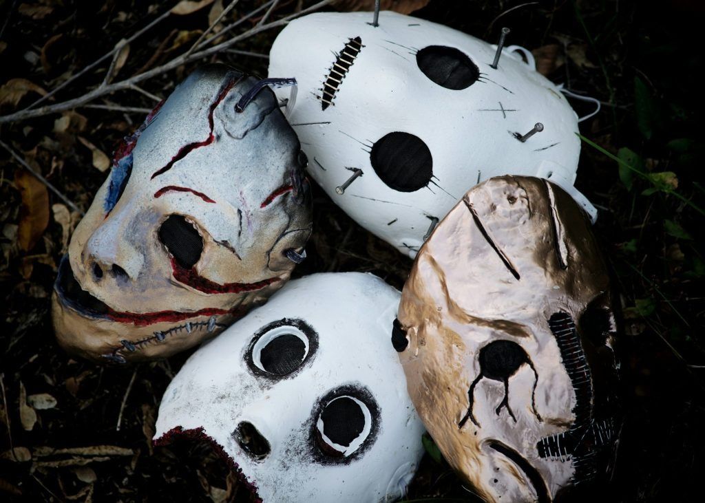 Make your own masks and then go scare people. 