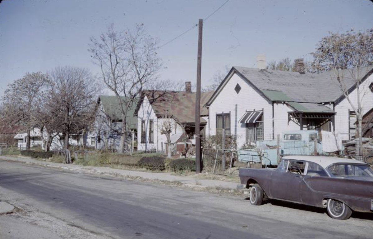 Martindale-Brightwood (Hillside) neighborhood in the 1950s