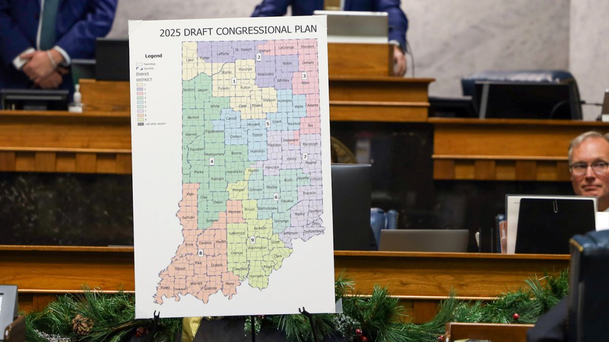 The reshaped congressional map proposed by Indiana House Republicans was designed by a conservative national redistricting group with deep ties to the Republican Party.