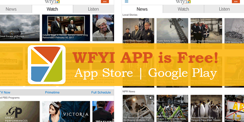 WFYI App is Free
