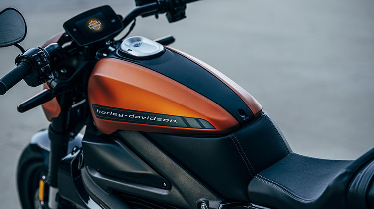 A Harley-Davidson LiveWire electric motorcycle. - Harley-Davidson