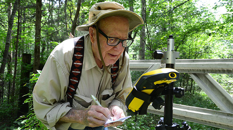 Indiana DNR employee Bob Vollmer is retiring at the age of 102.  - John Maxwell/Indiana Department of Natural Resources
