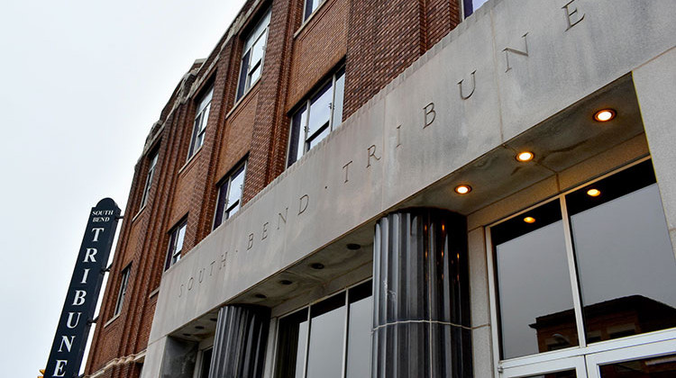 The historic building the South Bend Tribune occupied for almost 100 years before moving out last year. - Justin Hicks/IPB News