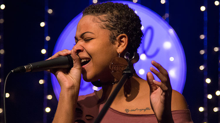 Allison Victoria at WFYI's Small Studio - Jeff Hinton/WFYI