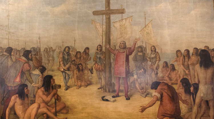 Notre Dame To Cover Up Murals Of Columbus In The New World