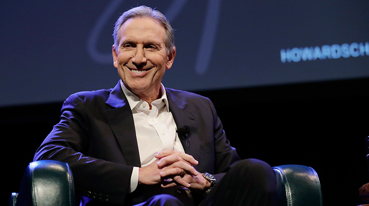 Former Starbucks CEO Howard Schultz speaks Thursday, Jan. 31, 2019, at an event to promote his book, "From the Ground Up," in Seattle. Schultz has faced a rocky reception since he announced earlier in January that he's considering an independent presidential bid. - AP Photo/Ted S. Warren