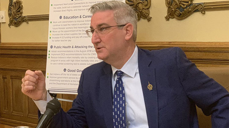 Indiana Governor Eric Holcomb - Staff