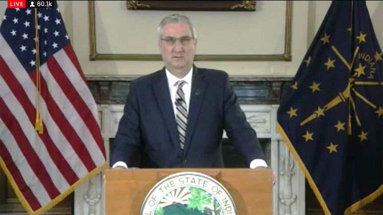 WATCH: Gov. Eric Holcomb Announces Stay At Home Order