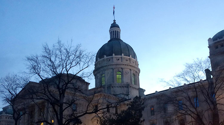 The Indiana Statehouse. - FILE: Charlotte Tuggle/WBAA