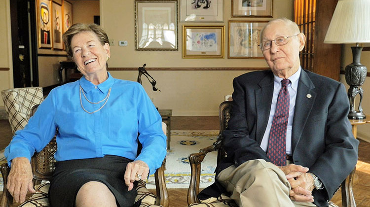 Lois and Sidney Eskenazi - Provided by Indiana University