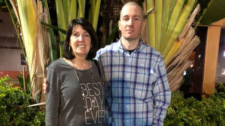 Barbara Leininger posted this photo shortly after she reunited with her son Todd Leininger at a Miami airport last week. - Bring Todd Home Facebook Page