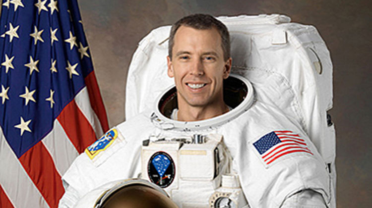 Drew Feustel, a Purdue College of Science graduate, is currently stationed aboard the International Space Station. - NASA