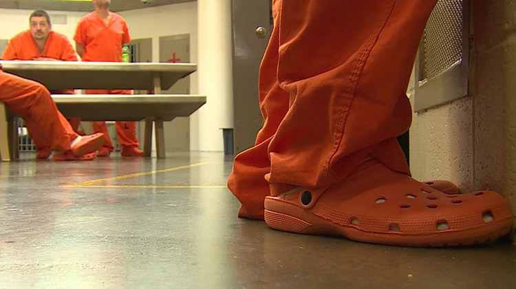 The Hancock County Jail is overcrowded, so some inmates have to sleep in common areas. - Steve Burns/WFIU-WTIU News
