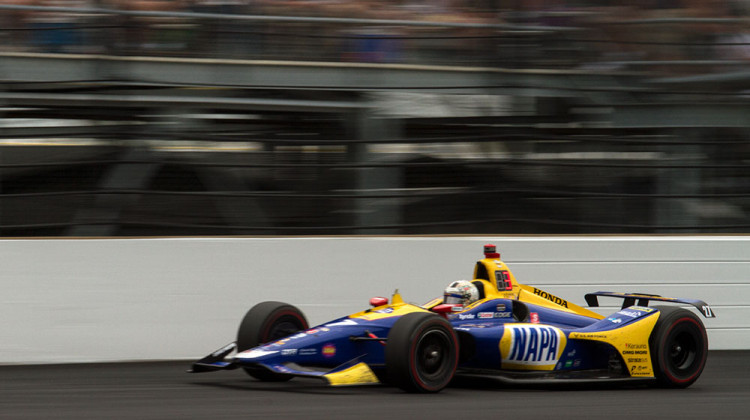 Alexander Rossi finished second in the 103rd running of the Indianapolis 500 on Sunday, May 26, 2019. -  FILE PHOTO: Doug Jaggers/WFYI News