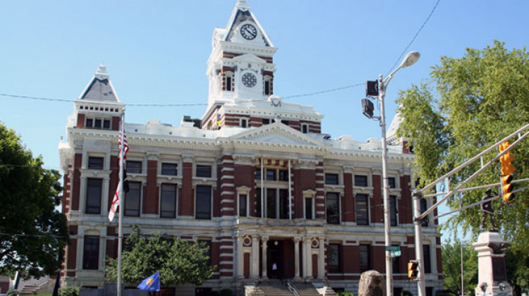 The exterior of the Johnson County Superior Court. - WFIU-WTIU