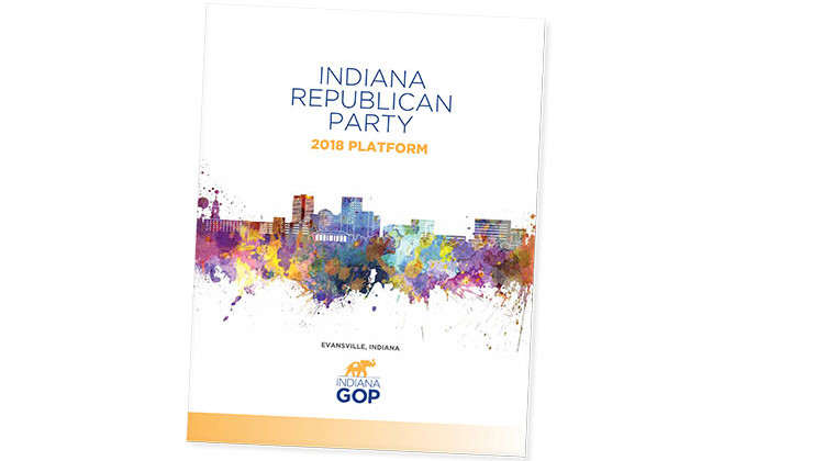 After part of the Indiana GOP platform was leaked by opponents of proposed changes on the issue of marriage, the state party publicly released a draft of the full platform. - Courtesy Indiana GOP
